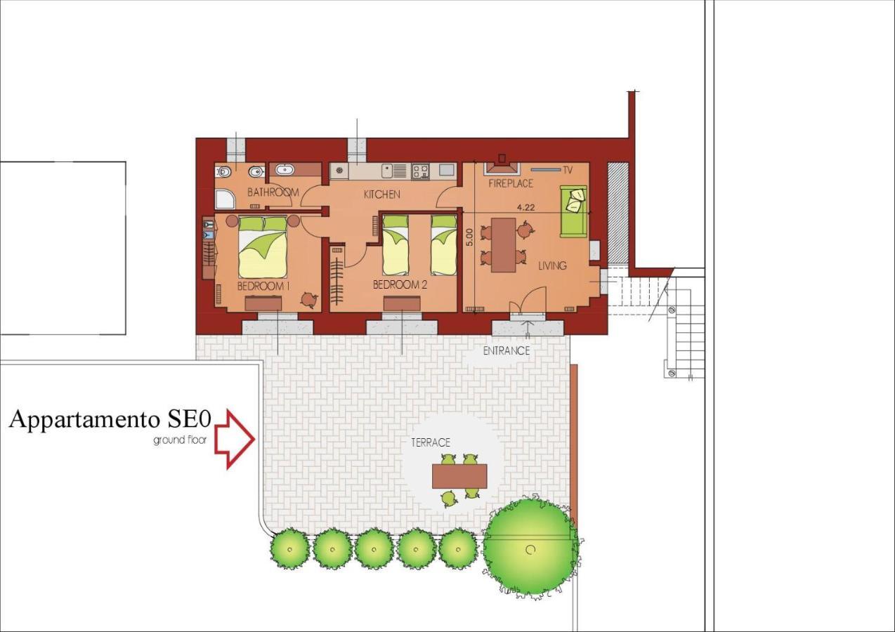 Apartament Palazzo Barbo Pumenengo Pokój zdjęcie